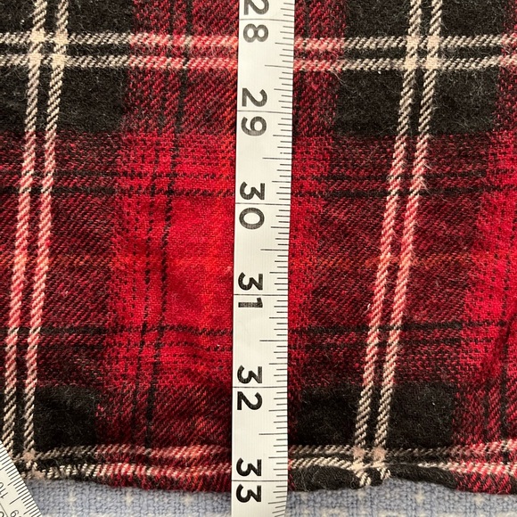 Red‎ Plaid Men's Shirt flannel - Picture 10 of 10